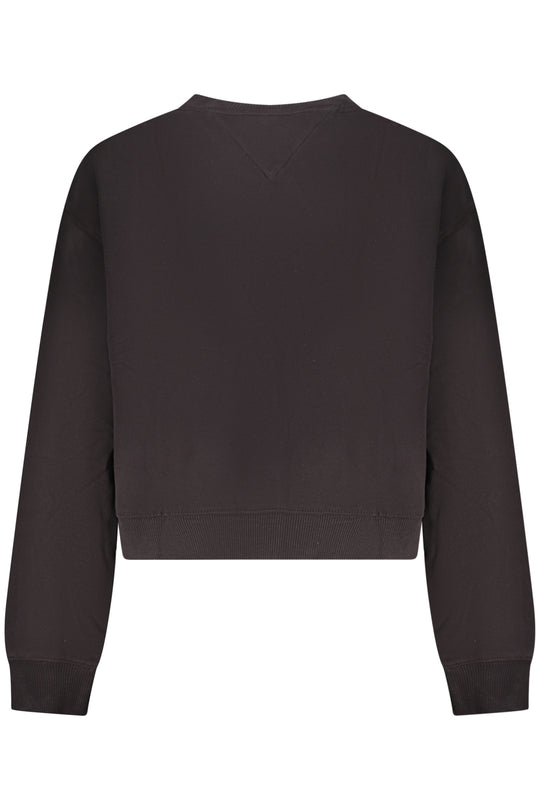 Tommy Hilfiger Women's Black Zip-Up Sweatshirt