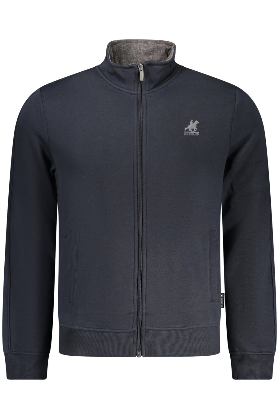 U.S. Grand Us Grand Men's Blue Zip-Up Sweatshirt