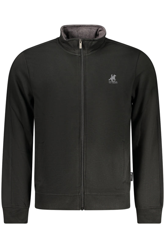U.S. Grand Us Grand Men's Black Zip-Up Sweatshirt