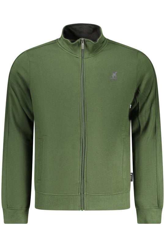 U.S. Grand Us Grand Men's Green Zip-Up Sweatshirt