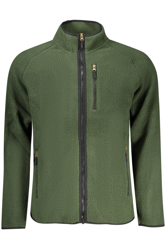 U.S. Grand Us Grand Men's Green Zip-Up Sweatshirt