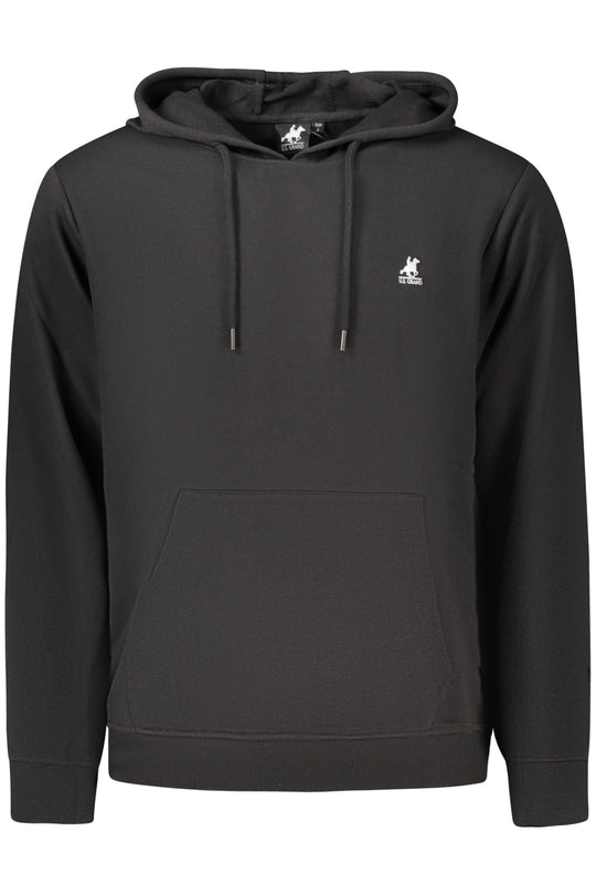U.S. Grand Us Grand Men's Black Zip-Up Sweatshirt