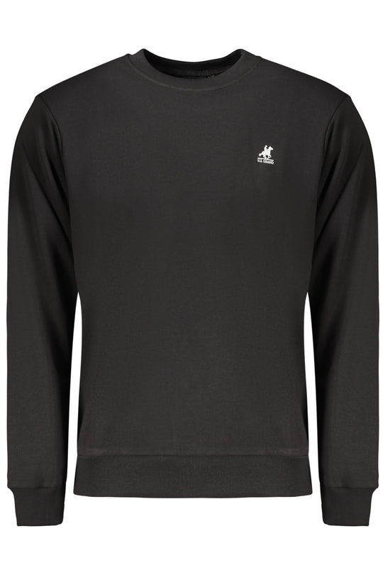 U.S. Grand Us Grand Men's Black Zip-Up Sweatshirt
