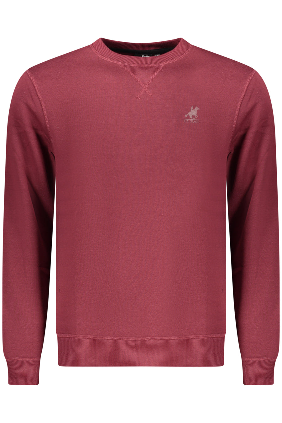 U.S. Grand Us Grand Men's Red Zip-Up Sweatshirt