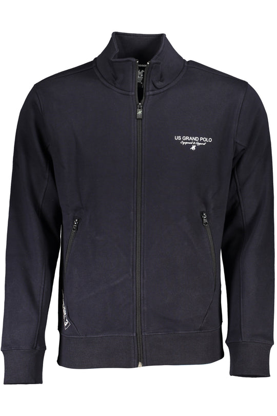 U.S. Grand Us Grand Men's Blue Zip-Up Sweatshirt