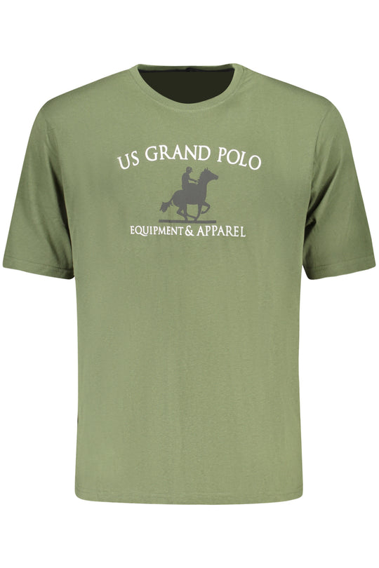U.S. Grand Us Grand Men's Short-Sleeved Green T-Shirt