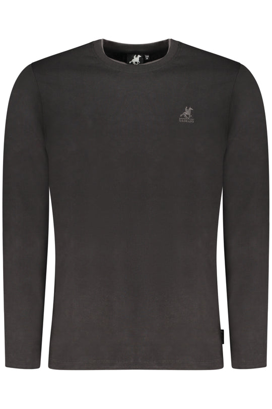 U.S. Grand Us Grand Men's Long-Sleeved Black T-Shirt