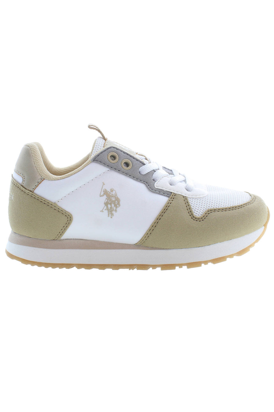 U.S. Polo Assn. Girls' Beige Sports Footwear