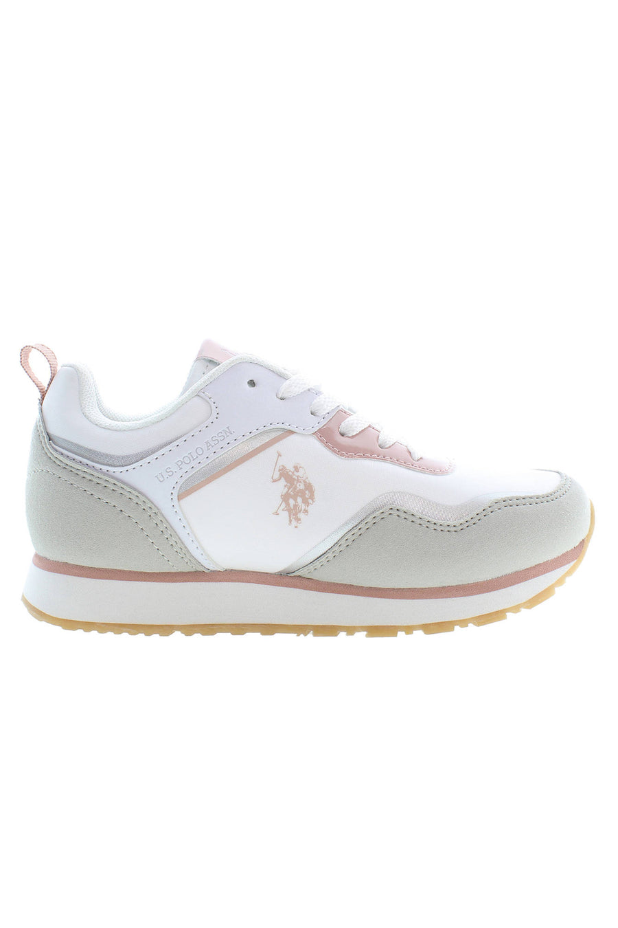 U.S. Polo Assn. Girls' White Sports Footwear