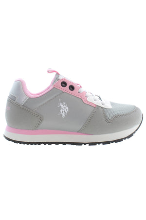 U.S. Polo Assn. Girls' Gray Sports Footwear
