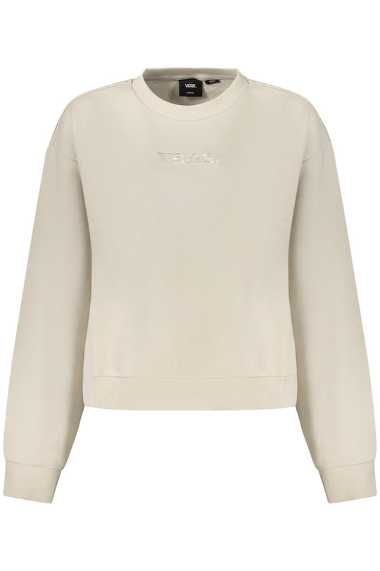 Vans Women's Zip-Up Sweatshirt in Beige